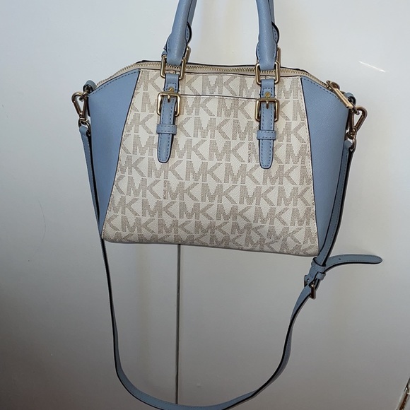 BLUE AND WHITE MICHAEL KORS BAG - Picture 3 of 3